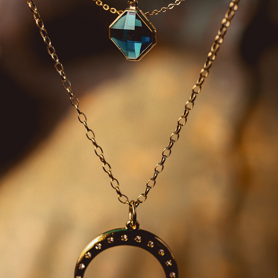 Collar Gota Azul